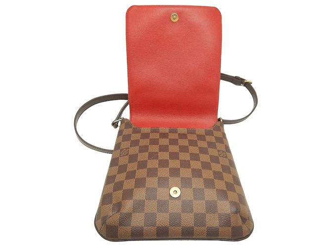 Louis Vuitton Marrone Damier Ebene Musette Salsa Long Strap - vista 21