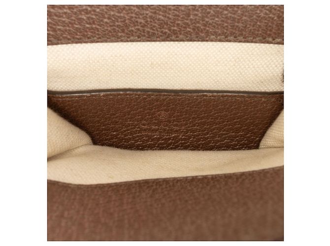 Gucci Beige Mini Jumbo GG Canvas Web Satchel - view 5