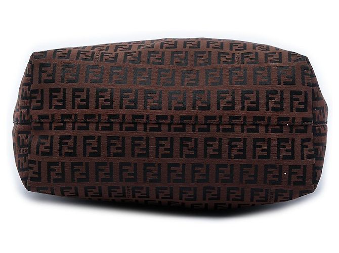 Fendi Zucchino Canvas Tote in Braun Dunkelbraun - Ansicht 3