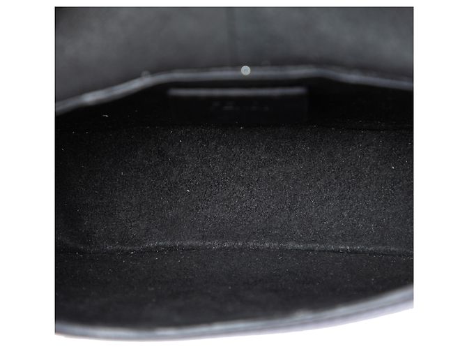 Fendi Black Nano Leather FF C mon Crossbody Nero - vista 4