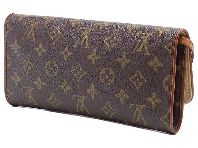 Louis Vuitton Pochette Twin GM Marrone Monogram - vista 2