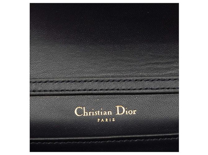 Dior Gold Baby Metallic Patent Microcannage Diorama Flap D'oro - vista 5