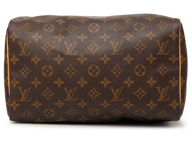 Louis Vuitton Marrone Monogram Speedy 30 - vista 3