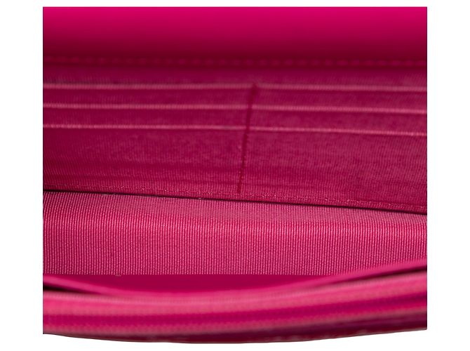 Chanel Pink CC gesteppte Patentleder Wallet on Chain - Ansicht 4