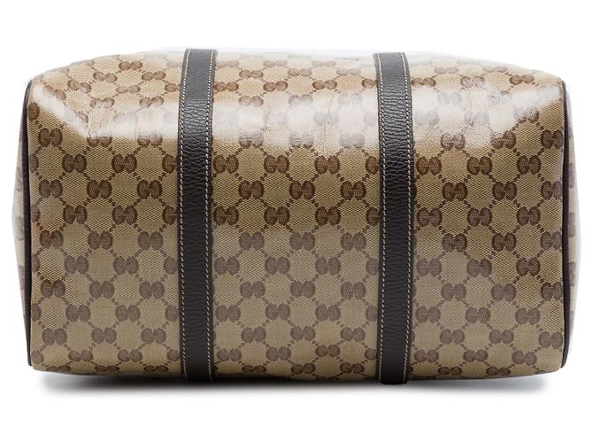 Borsa Boston Gucci Beige Medium GG Crystal Joy - vista 3