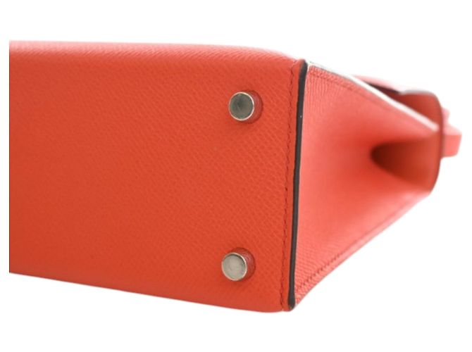 Hermès Orange Epsom Verrou 23 Rosso Arancione - vista 11