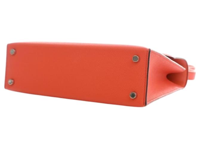 Hermès Orange Epsom Verrou 23 Rosso Arancione - vista 13