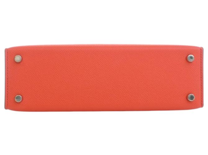 Hermès Orange Epsom Verrou 23 Rosso Arancione - vista 5