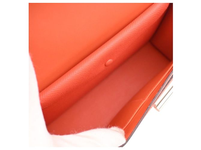 Hermès Orange Epsom Verrou 23 Rosso Arancione - vista 6