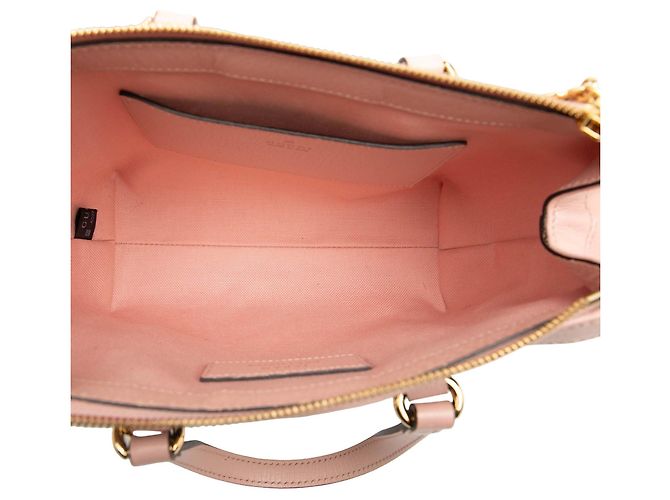 Borsa Ophidia in denim blu con ricamo piccolo GG Gucci - vista 4