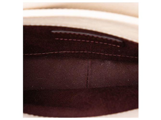 Chanel Brown Small Calfskin Coco Curve Flap Marrone Beige - vista 4