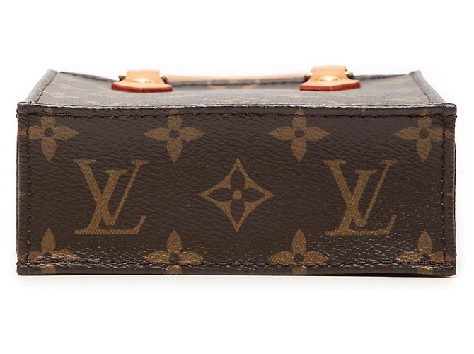 Louis Vuitton Petit Sac Plat Monogram Marrone - vista 3