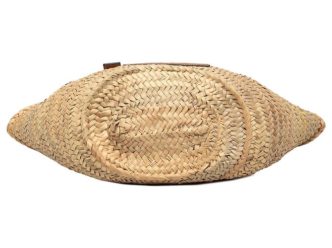 LOEWE Beige Medium Raffia Anagram Basket Tote - Ansicht 3
