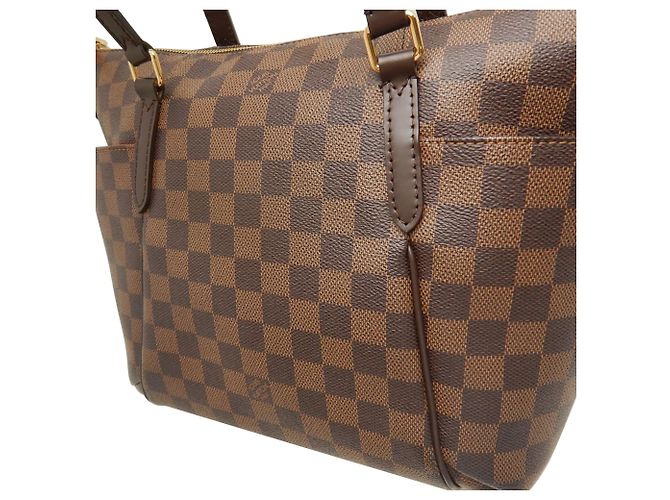 Louis Vuitton Marrone Damier Ebene Totally PM - vista 13
