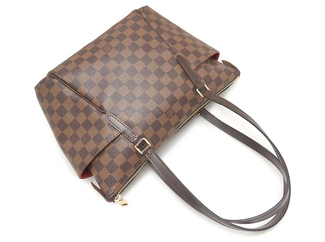 Louis Vuitton Marrone Damier Ebene Totally PM - vista 18