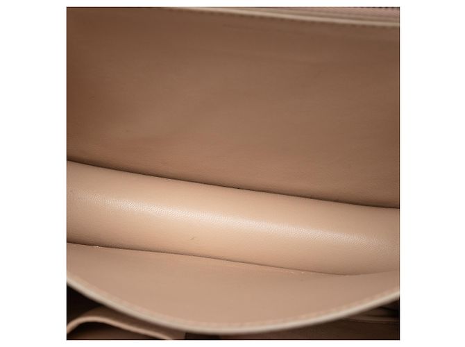 Céline Celine Beige Medium Calfskin Classic Box - vista 4