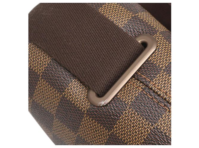 Louis Vuitton Marrone Damier Ebene Brooklyn MM - vista 8