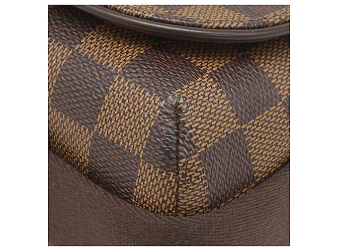 Louis Vuitton Marrone Damier Ebene Brooklyn MM - vista 9