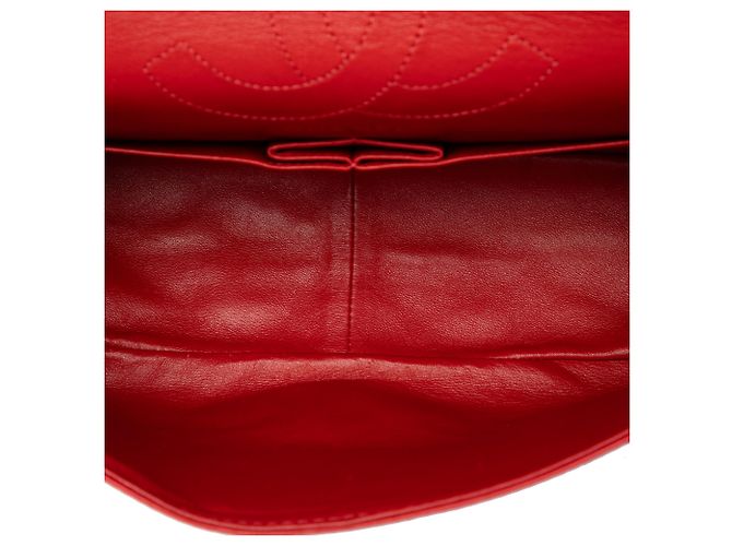 Chanel Red Quilted Lambskin Reissue 2.55 Double Flap 226 Rosso - vista 4