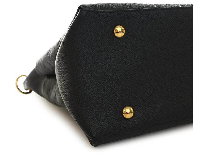 Louis Vuitton Black Monogram Empreinte Maida Hobo Nero - vista 10