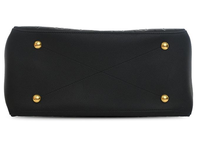Louis Vuitton Black Monogram Empreinte Maida Hobo Nero - vista 3