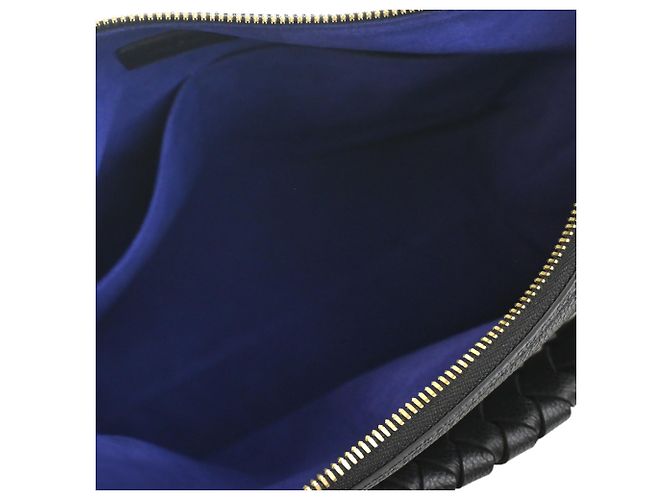 Louis Vuitton Black Monogram Empreinte Maida Hobo Nero - vista 4