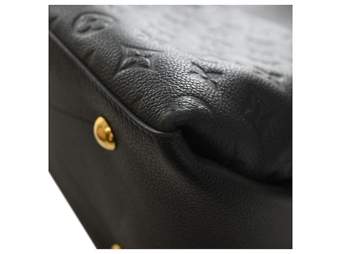 Louis Vuitton Black Monogram Empreinte Maida Hobo Nero - vista 8