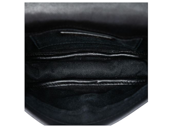 Chanel Black Small CC Quilted Lambskin Messenger Flap Nero - vista 4