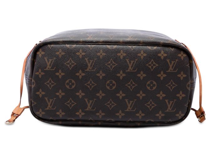 Louis Vuitton Marrone Monogram Neverfull MM - vista 3