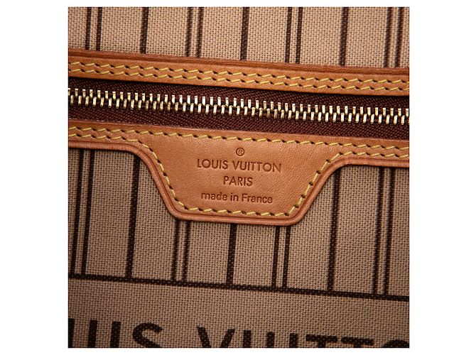 Louis Vuitton Marrone Monogram Neverfull MM - vista 5