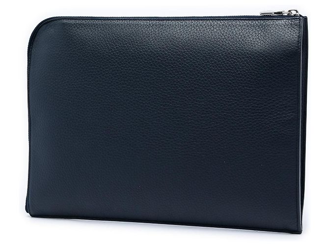 Pochette Jour GM Louis Vuitton Blue Taurillon Initials Circle Blu navy - vista 2