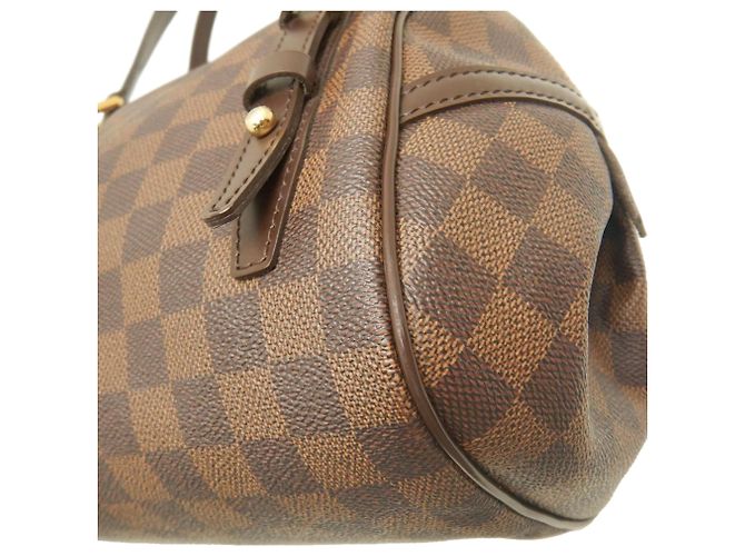 Louis Vuitton Marrone Damier Ebene Rivington PM - vista 14