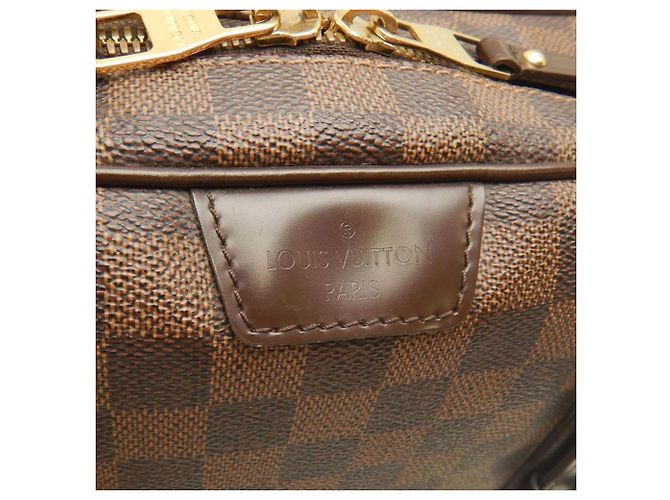 Louis Vuitton Marrone Damier Ebene Rivington PM - vista 6