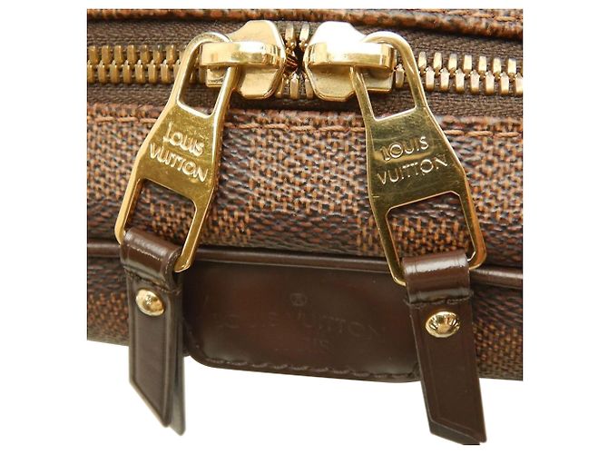 Louis Vuitton Marrone Damier Ebene Rivington PM - vista 8