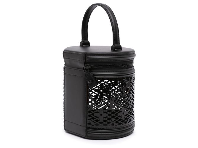 Louis Vuitton Black Monogram Lace Cannes Nero - vista 2