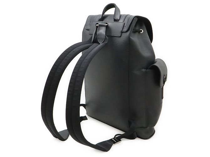 Zaino Louis Vuitton Black Epi Christopher PM Nero - vista 2