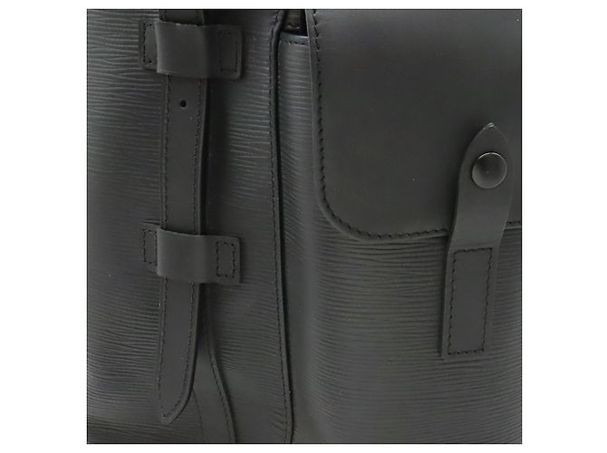 Zaino Louis Vuitton Black Epi Christopher PM Nero - vista 5