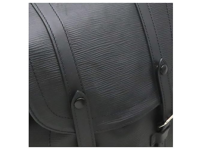Zaino Louis Vuitton Black Epi Christopher PM Nero - vista 6