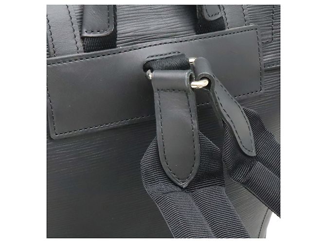 Zaino Louis Vuitton Black Epi Christopher PM Nero - vista 7