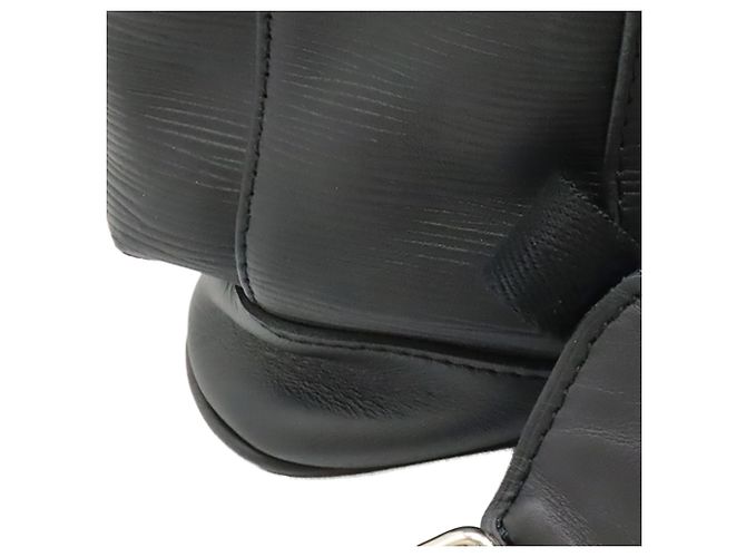 Zaino Louis Vuitton Black Epi Christopher PM Nero - vista 8