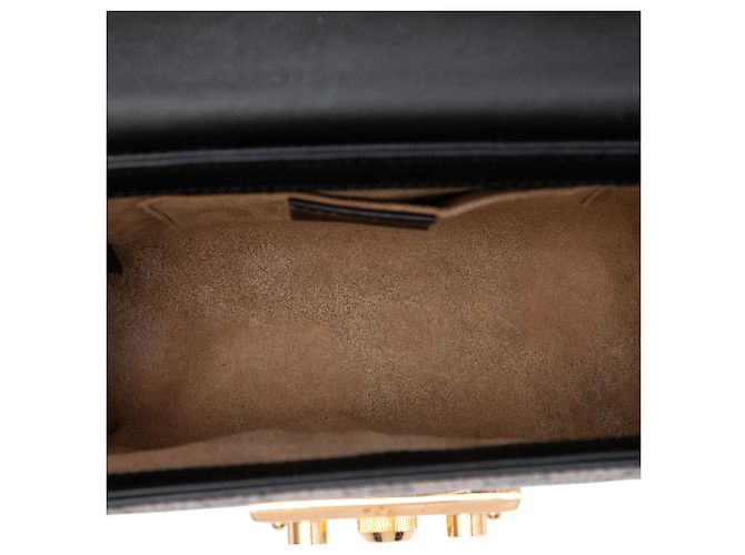 Gucci Beige Small GG Supreme Padlock Crossbody - vista 4