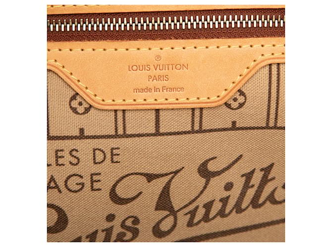 Louis Vuitton Marrone Monogram Neverfull PM - vista 5