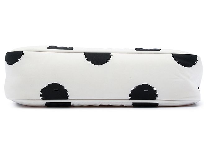 Borsa a Spalla Prada White Mini Re Nylon Polka Dot Re Edition 2000 Bianco - vista 3
