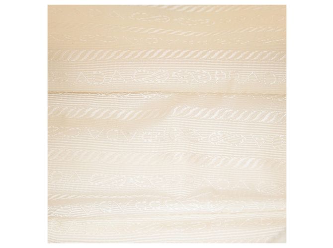 Borsa a Spalla Prada White Mini Re Nylon Polka Dot Re Edition 2000 Bianco - vista 4