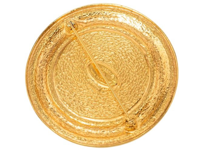 Chanel Spilla Medaglione 31 Rue Cambon Placcata Oro D'oro - vista 2