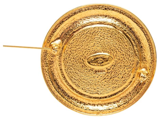 Chanel Spilla Medaglione 31 Rue Cambon Placcata Oro D'oro - vista 3