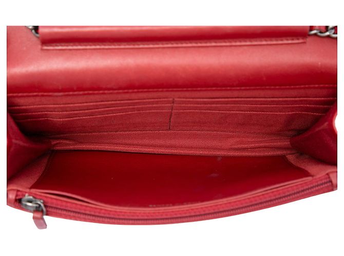 Wallet On Chain Portafoglio con catena Chanel Red Quilted Aged Calfskin Reissue 2.55 Rosso - vista 4