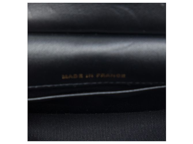 Chanel Black CC gestepptes Kalbsleder Lady Kartenetui mit Chain Top Handle Tasche Schwarz - Ansicht 4