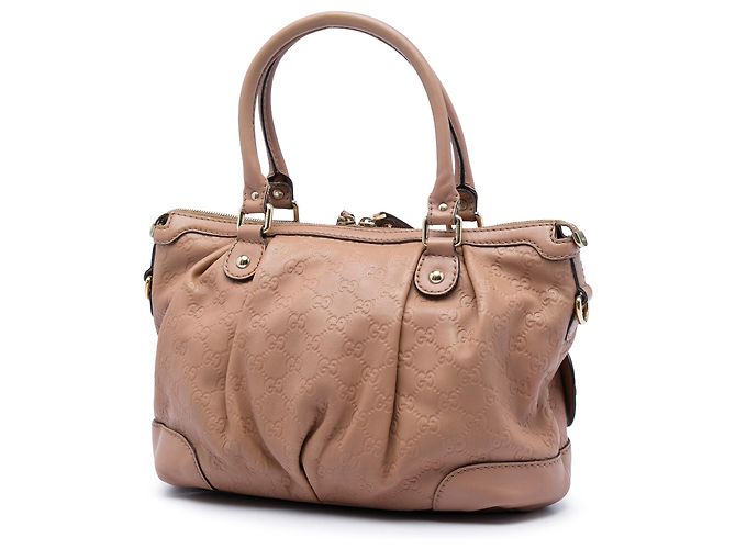 Borsa Gucci Marrone Guccissima Sukey Carne - vista 2