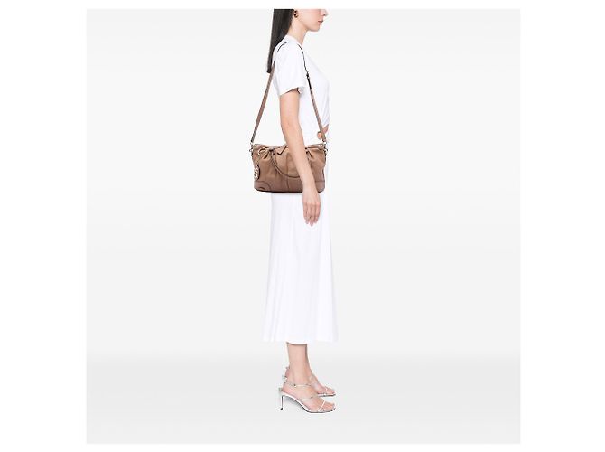 Borsa Gucci Marrone Guccissima Sukey Carne - vista 5